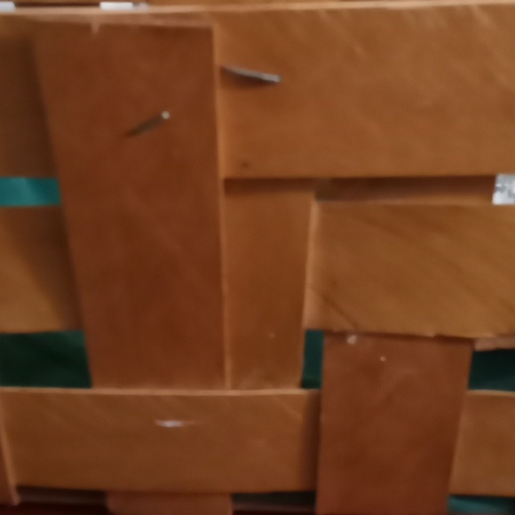 Longaberger wooden basket hand crafted. 16 x  7 x 8 inches. - Picture 2 of 13